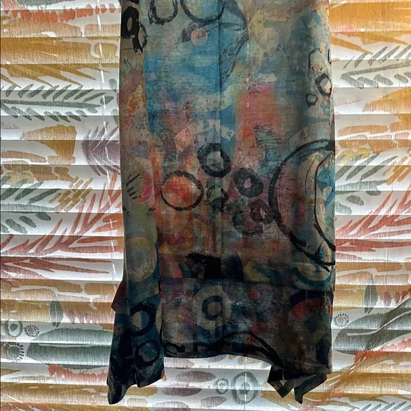 Shana Abstract Sleeveless Dress NWNT - Picture 8 of 8